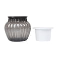 thumbnail image 2 of Bxaolu 1-Pack Self Watering Plant Pots, 5 Inch Flower Pots with Drainage Holes, Tray, Plastic Self Watering Planters for Indoor Outdoor Garden Plants, African Violet, Herbs, 2 of 6