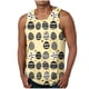 thumbnail image 2 of Camiseta sin mangas de cuello redondo para hombre, ropa de ocio, fitness, para el hogar, pijama, camiseta con estampado a color, blusa deportiva de poliéster para hombre, 2 of 4