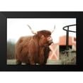 thumbnail image 2 of Diener, Dakota 14x11 Black Modern Framed Museum Art Print Titled - Hungry Cow II, 2 of 5