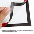 thumbnail image 3 of A4 Magnetic Sign Holder, 4 Pack Magnetic Display Frame Self-Adhesive Picture Frame for Refrigerator, Red, 3 of 6