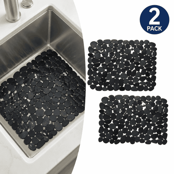 2 Pack Sink Mat, Sink Protectors for Kitchen Sink, Kitchen Sink Mat for Bottom of Sink, Kitchen Sink Protector Mats, Sink Mats for Stainless Steel Sink