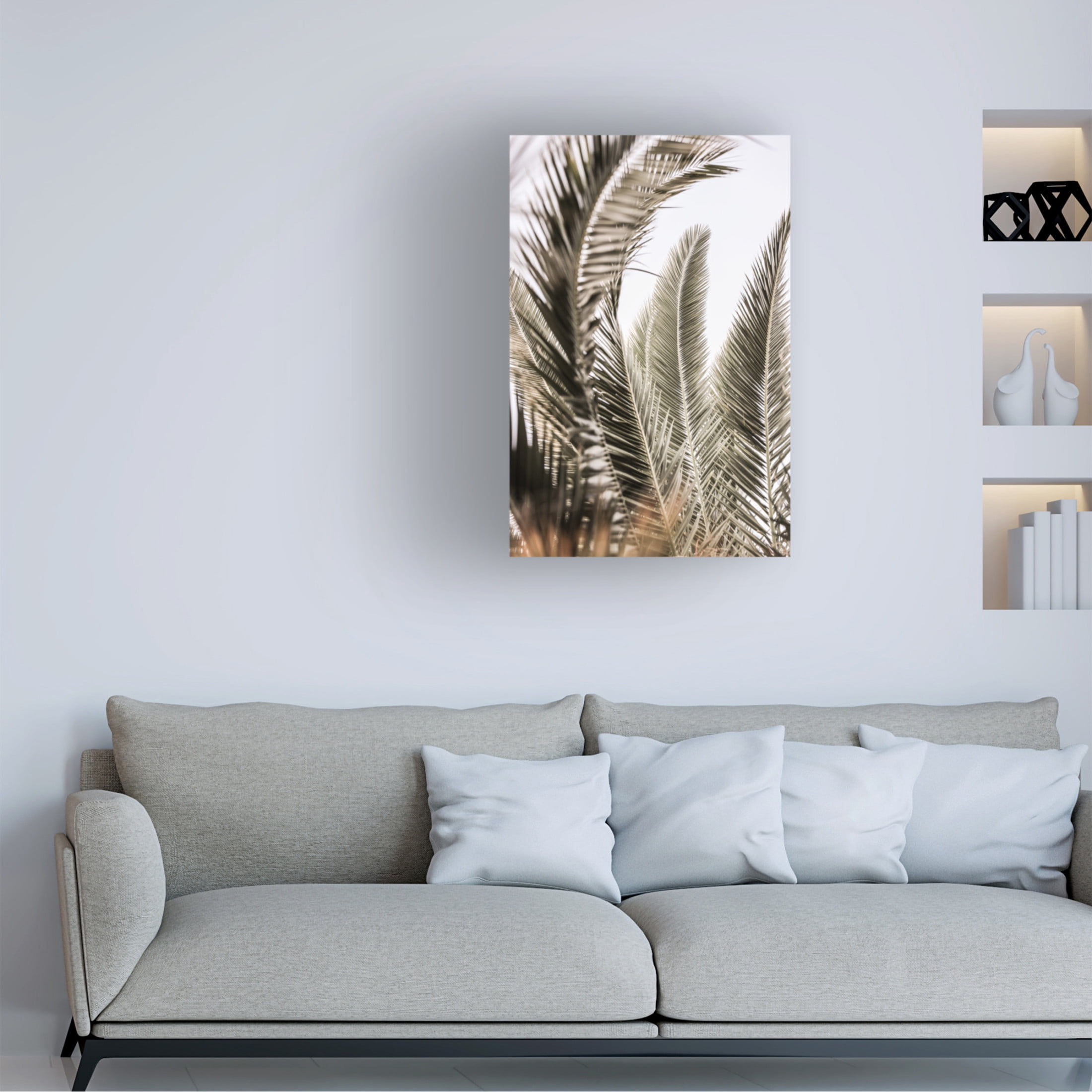 Trademark Fine Art Shot by Clint Palm Love Canvas Wall Art