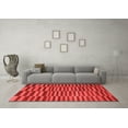 thumbnail image 3 of Ahgly Company Indoor Rectangle Abstract Red Modern Area Rugs, 4' x 6', 3 of 4