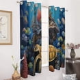 thumbnail image 2 of Ocean World Turtle Modern Window for Living Room Curtains for Child Bedroom Kitchen Decor Blinds Drapes, 2 of 7