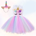 thumbnail image 2 of Ymyiu Robes pour Tout-Petits Robe en Tulle pour Fillette d'Été à Volants Sans Manches Robe Décontractée de Mode pour Bébé Fille 4T 6T (Vert, 4-6 Ans), 2 of 4