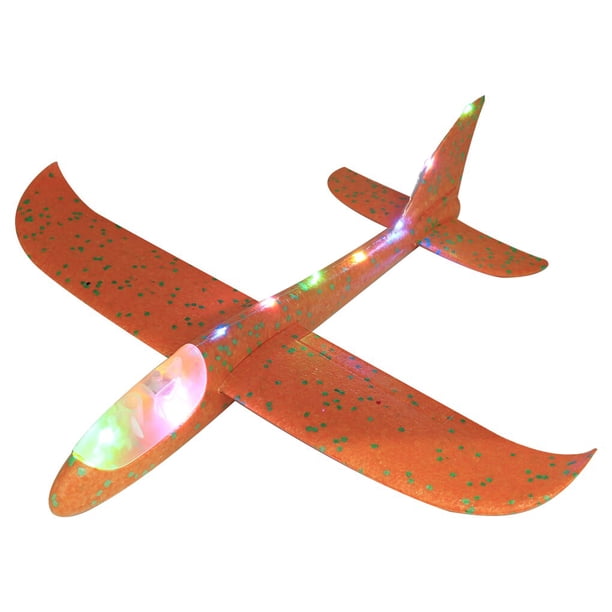 Aviones planeadores voladores para niños, modelo de avión de espuma, Juguetes Divertidos al aire libre, 48CM/35CM