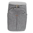 thumbnail image 1 of Mochila refrigeradora para acampar de 18L, bolsa térmica impermeable a prueba de fugas con aislamiento térmico para fiambrera para bebidas de frutas, billetera para teléfono móvil, color gri, 1 of 10