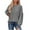 Gray, variant on Sweaters For Women Fall Fashion 2022 Pullover Sweatshirts Tunic Tops For Leggings Round-Neck Lantern Sleeve Long Sleeve Shirts Casual Fall Sweatshirts Blouse T Shirts