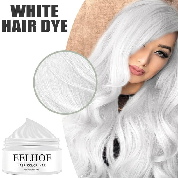 Fashion 5 Minutues DIY Magic Hair Dye White Hair Into Black Hair Shampoo Easy To Use Hair Color Wax Hair Dye Hair CareGray Brown He Qiyong unisex