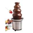 thumbnail image 1 of Chocolate Fondue Fountain Nostalgia, 4 niveles, 950 ml, acero inoxidable, 1 of 5