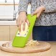 thumbnail image 3 of Rallador de Verduras de Acero Inoxidable, Cortador y Rebanador Manual Portátil, Herramienta Multiusos para Cocina., 3 of 5