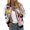 Pink, variant on Siilsaa Womens Jean Jacket Womens Long Sleeve Button Down Plaid Shirts Flannel Hooded Shacket Jacket Hoodie Coats White,L