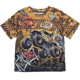 thumbnail image 1 of Camiseta Monster Jam Monster Mutt Big Boys Marrón Talla 10-12, 1 of 6