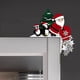 thumbnail image 1 of Adorno navideño para puerta de Navidad 2024, decoración navideña para el hogar, divertido muñeco de nieve, Papá Noel, marco de puerta superior, letrero de esquina, nuevas y divertidas manualidades par, 1 of 7