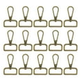 thumbnail image 1 of Uxcell 15Pack Swivel Clasps, 1" D Ring Lobster Clasp Claw Push Gate Snap Hook, Bronze, 1 of 6