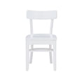 thumbnail image 4 of Linon Farren Solid Wood Set of Two Chairs in White, 4 of 15