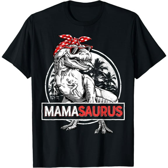 Mamasaurus T rex Dinosaur Funny Mama Saurus Mother's Family Unisex T-Shirt for Men Women