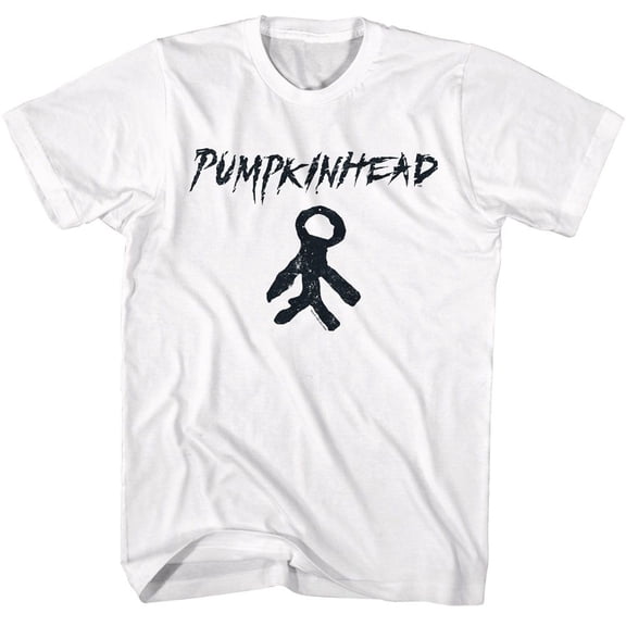 Pumpkinhead Charm And Logo White Adult T-Shirt