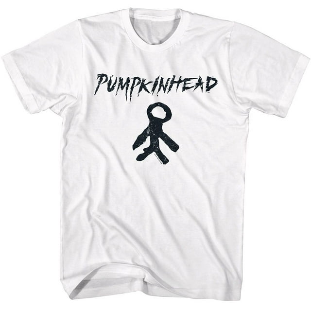 Pumpkinhead Charm And Logo White Adult T-Shirt 5Xl