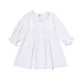 thumbnail image 2 of Tranfacy Robes pour Petite Fille, Robe à Manches Longues pour Fille, Robes à Manches Longues à Col Rond pour Tout-Petits 2-7 Ans, Tenue d'Automne et d'Hiver, Robes Décontractées, 2 of 6