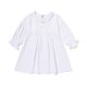 thumbnail image 1 of Odeerbi Niñas Vestido Manga Larga Lino Primavera Verano Cuello Redondo Color Sólido Vestido Ruffle, 1 of 6