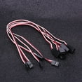 thumbnail image 2 of Extension Cable Cord, Servo Extension Wire, 5Pcs/Set 3-Pin Male To Female Silicone Jacket Boat For Airplane Rc Model Car, 2 of 8