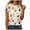 R364-Beige, variant on NOLDARES Halloween Nurse Shirts for Women Halloween Pumpkin Crew Neck T-Shirt Funny Ghost Graphic Tee Tops(Dark Purple,XXL)