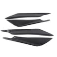 thumbnail image 2 of 4 piezas de alerón de fibra de carbono universal para carrocería de coche, parachoques delantero, divisor de labios, embellecedor de aletas, 2 of 15