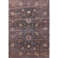 thumbnail image 1 of Ahgly Company Indoor Rectangle Mid-Century Modern Rose Purple Oriental Area Rugs, 7' x 10', 1 of 6