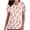 A148 Pink-Easter Shirts, variant on Mifsaly Easter Shirts for Women V-Neck Short Sleeve Scrub Tops Watercolor Bunny and Egg Print Nursing Uniform Comfortable Casual Festival Workwear with Pockets L