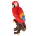 thumbnail image 2 of Simulación Parrot Birds Escultura Colgante De Pared Artesanías De Resina rojo, 2 of 8