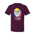 thumbnail image 2 of Funny Lion Tiger King Hey All You Cool Cats and Kittens | Mens Animal Lover Graphic T-Shirt, Maroon, 2XL, 2 of 3