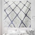 thumbnail image 1 of Cobblestone Tapestry, Urban City Traditional Blurred Portuguese Pavement in Lisbon, Fabric Wall Hanging Decor for Bedroom Living Room Dorm, 5 Sizes, Charcoal Grey Off White, by Ambesonne, 1 of 1