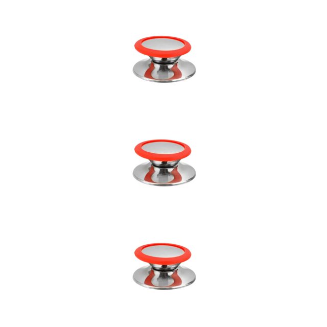 Naiovety Perilla Universal de acero inoxidable para tapa de olla antiescaldado, tapa para sartén de cocina para el hogar, empuñadura, Type1 NO1