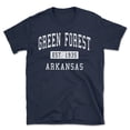 thumbnail image 1 of Green Forest Arkansas Classic Established Men's Cotton T-Shirt, 1 of 1