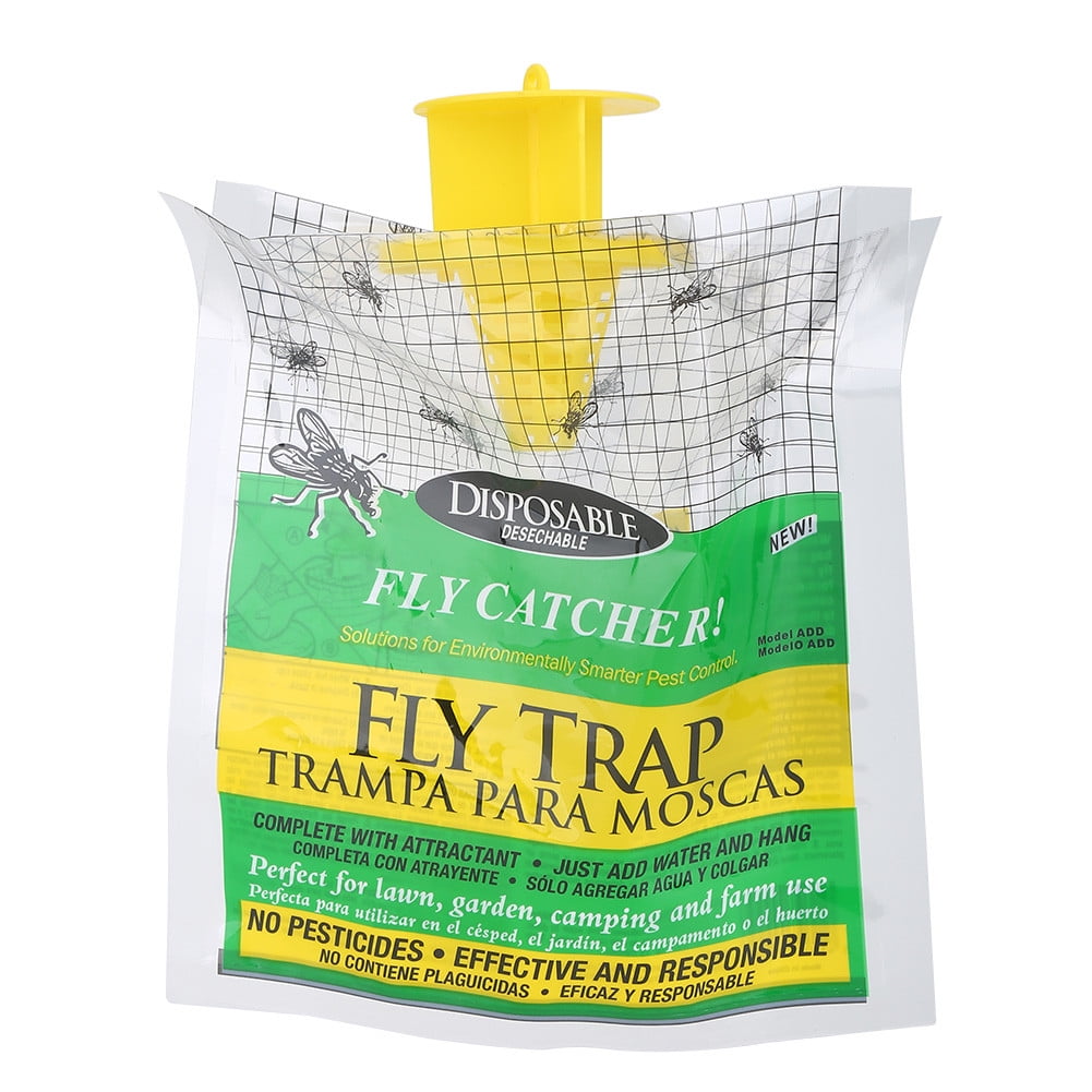 WALFRONT Rescue Disposable Fly Trap Bag Catches Up Flies Just Add Water