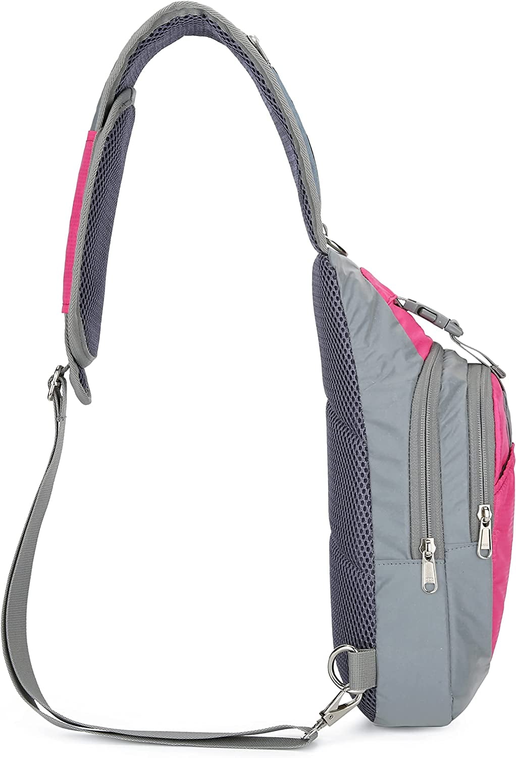 Hi Vis Pink Reflective Crossbody Bag Sling bag. Multipurpose