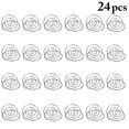 thumbnail image 1 of Coofit 24 Pcs Porte-Place en Métal en Forme d'Anneau Support de Carte de Table Support de Numéro de Table, 1 of 9
