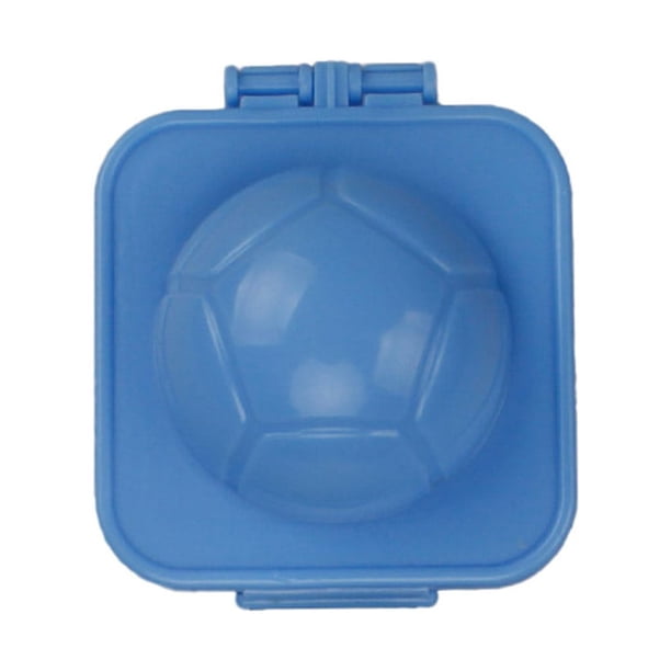 Advancent Molde de bola de arroz Bento para huevo hervido, moldes decorativos bonitos, herramienta de cocina, accesorio de cocina para el hogar, Mostrada Molde de fútbol