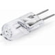 thumbnail image 4 of Bombillas halógenas G4, lámpara halógena G4 con base de pines, 12 V, 20 W, luz blanca cálida regulable de 2800 K, paquete de 20 bombillas halógenas G4 transparentes, 4 of 5