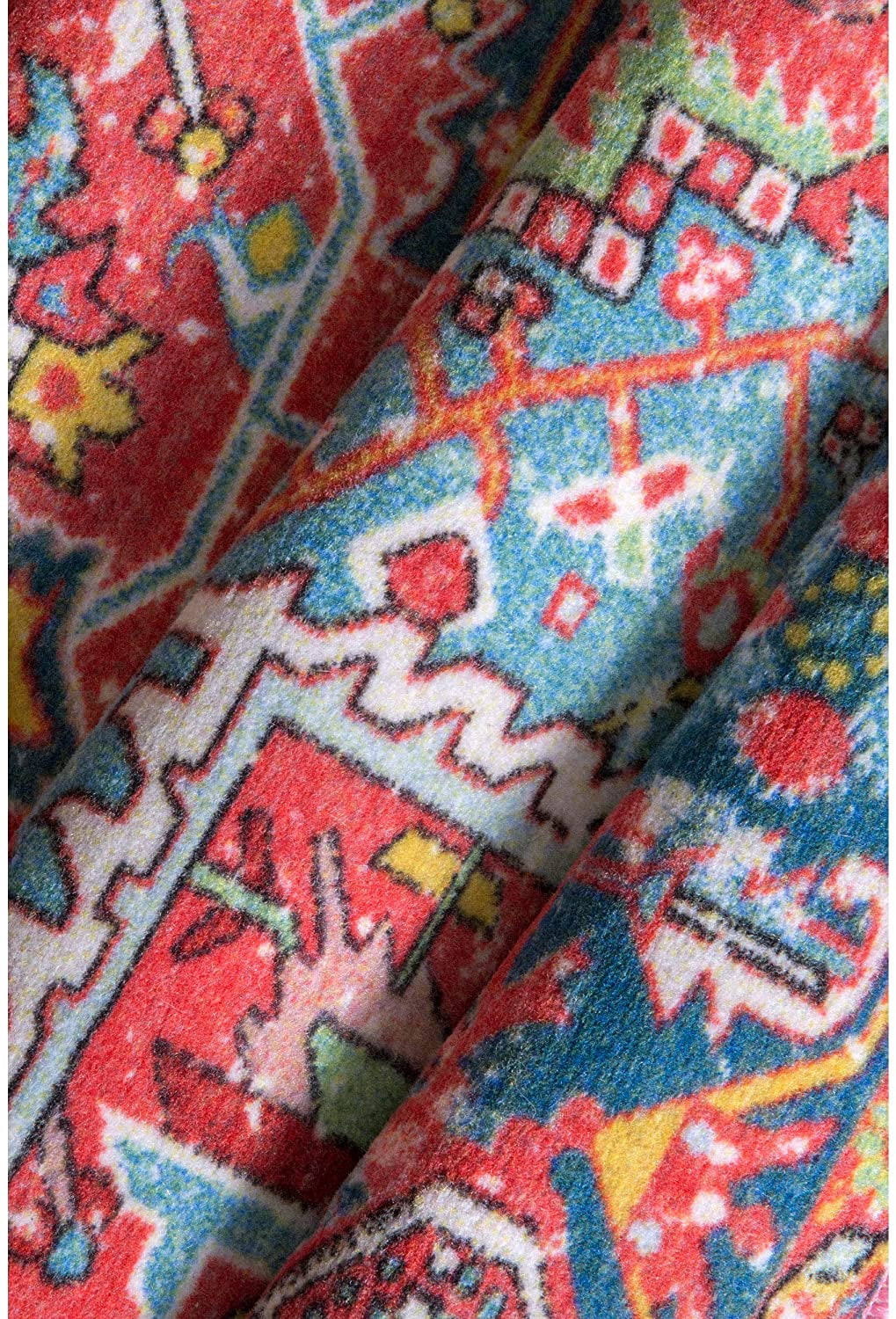 nuLOOM Florence Vintage Persian Area Rug, 9' 10" x 13' 8", Red