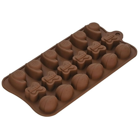 

GOODLIEST Fondant Mold DIY High-temperature Resistant Great Cartoon Love Heart Numbers Candy Mould