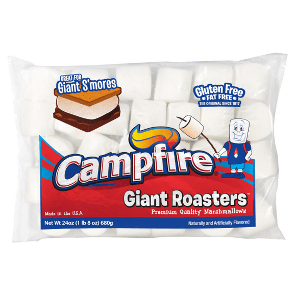 Pack of 2 CAMPFIRE GIANT ROASTER MARSHMALLOWS 24 OZ BAG