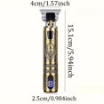 thumbnail image 3 of HLONK Multi-functional retro Men‘s electric clipper  Multi-purpose cordless professional electric clipper  USB charging Type C  with 4 limit combs  LED display  compact and portable  holi, 3 of 6