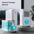 thumbnail image 5 of Rocyis 22 Pints (DOE) Dehumidifier for Home With a 1.45 gallon(5.5 L) water tank, Auto Drain or Manual Drainage ,  for 500 sq. ft. (MAX 70Pint at 95°F, 90%RH), 5 of 10