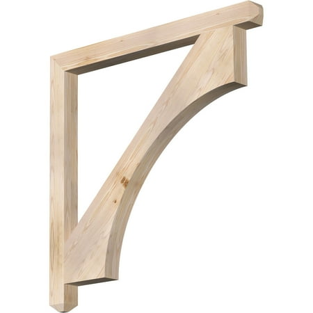 

Ekena Millwork 3 1/2 W x 46 D x 46 H Westlake Craftsman Smooth Bracket Douglas Fir