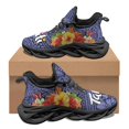 thumbnail image 1 of Zapatillas de deporte unisex con estampado de hibisco de Tahití, para otoño e invierno, para viajes al aire libre, de malla resistente a la suciedad y con absorción de impactos., 1 of 6