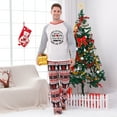 thumbnail image 2 of Gray and Red Rudolph-Themed Family Christmas Pajamas, Timeless Matching Set for All Ages, Cotton and Polyester Blend, 2 of 7