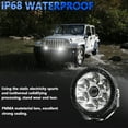 thumbnail image 4 of 2 luces de trabajo LED de 6000K y 150W, redondas de 5 pulgadas para coche., 4 of 6
