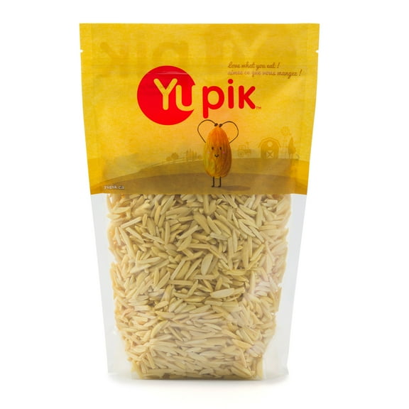 Yupik Slivered California Almonds, IEF31 35.2 Ounce, Chopped Raw Blanched Almonds, Gluten-Free, Kosher, Raw, Good Source Of Protein, Fiber, Iron & Calcium, Low In Carb, Pack of 1